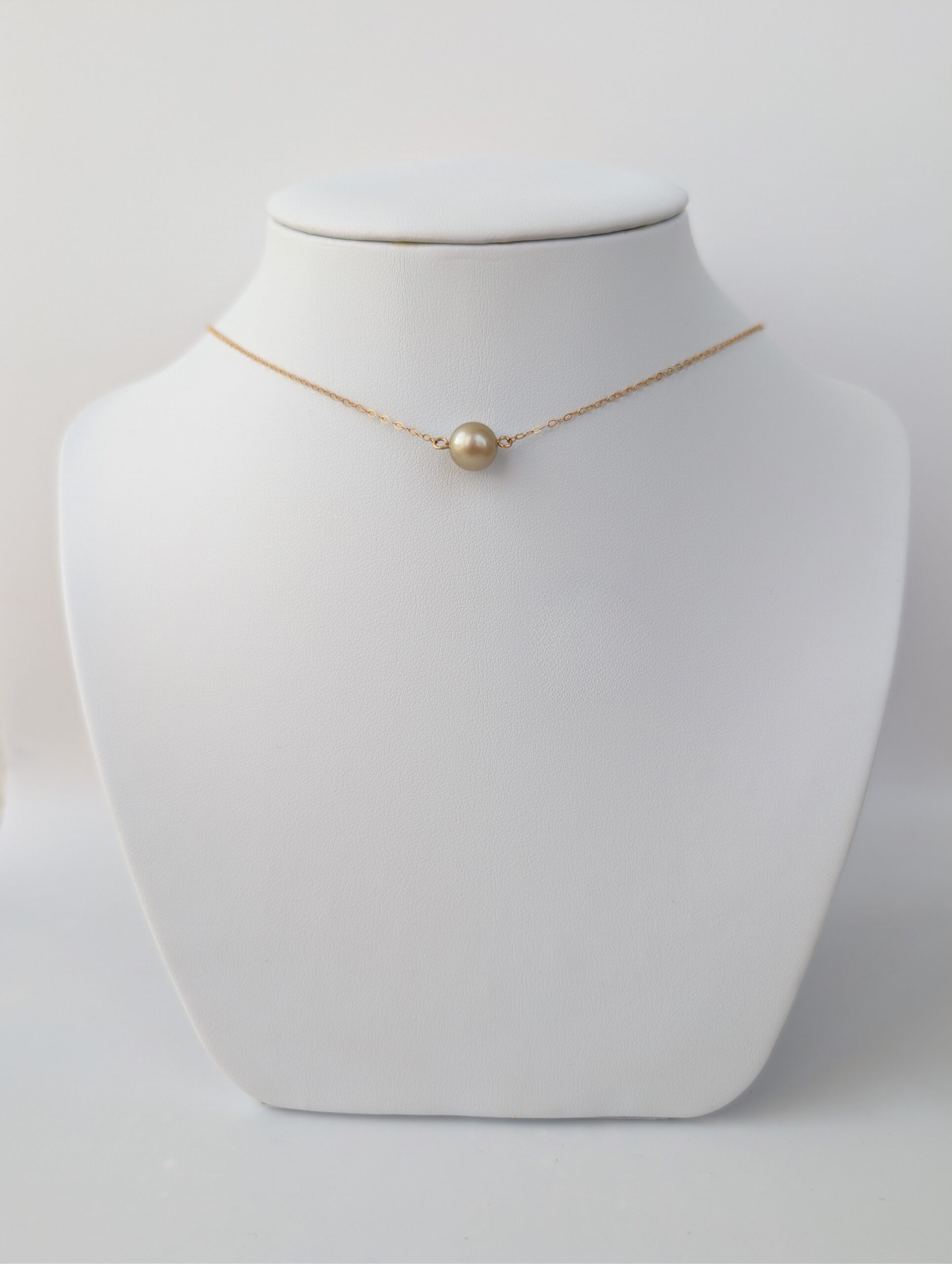 Collier gold filled – Perle de Tahiti ronde